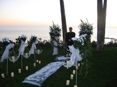 Coastal wedding california